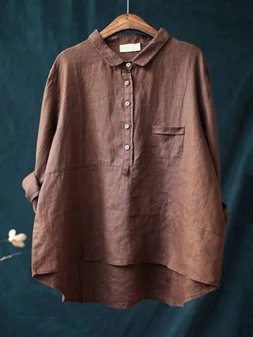 Elegant Long-Sleeve Blouse for Women
