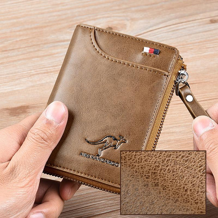 Stylish Compact Wallet with RFID Protection