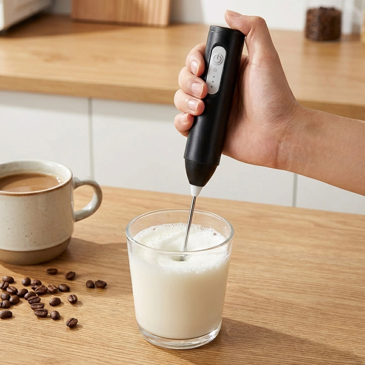 Rechargeable Electric Milk Frother