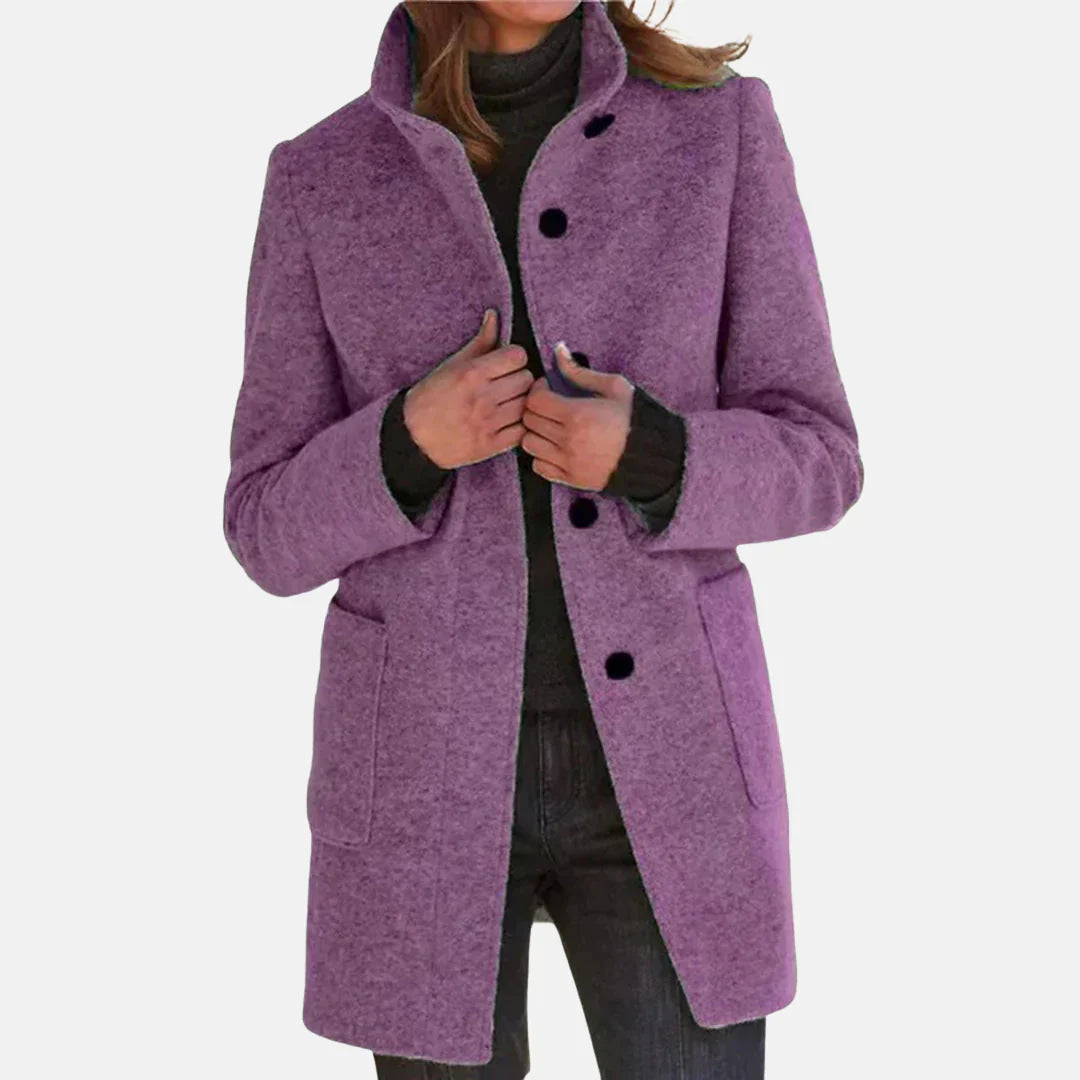 Vintage Tweed Coat with Sophisticated Charm
