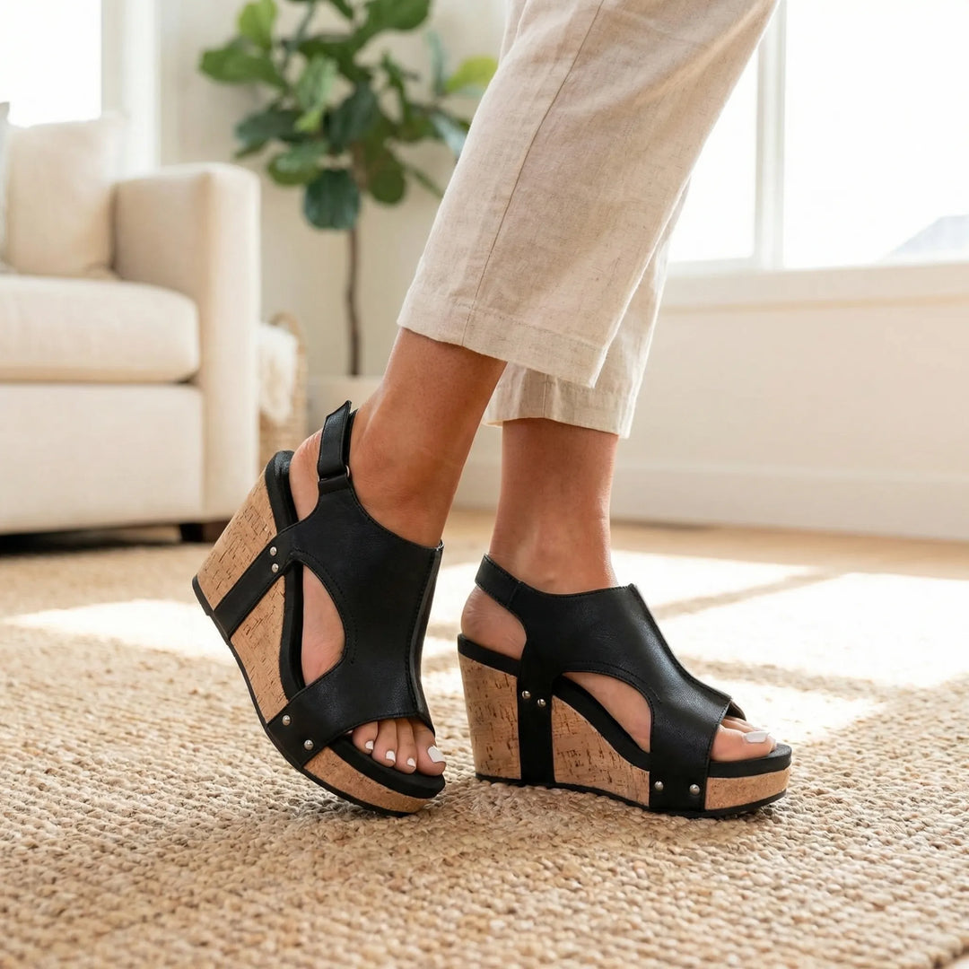 Designed for balance Leather Sandals for women