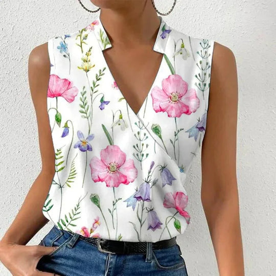 Airy V-Neck Blouse for Women