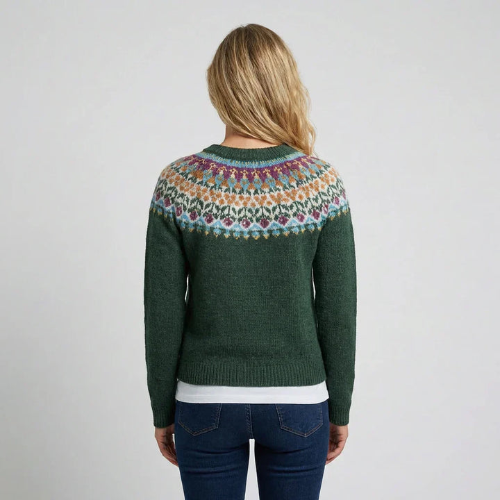 Women's Garden Pattern Sweater