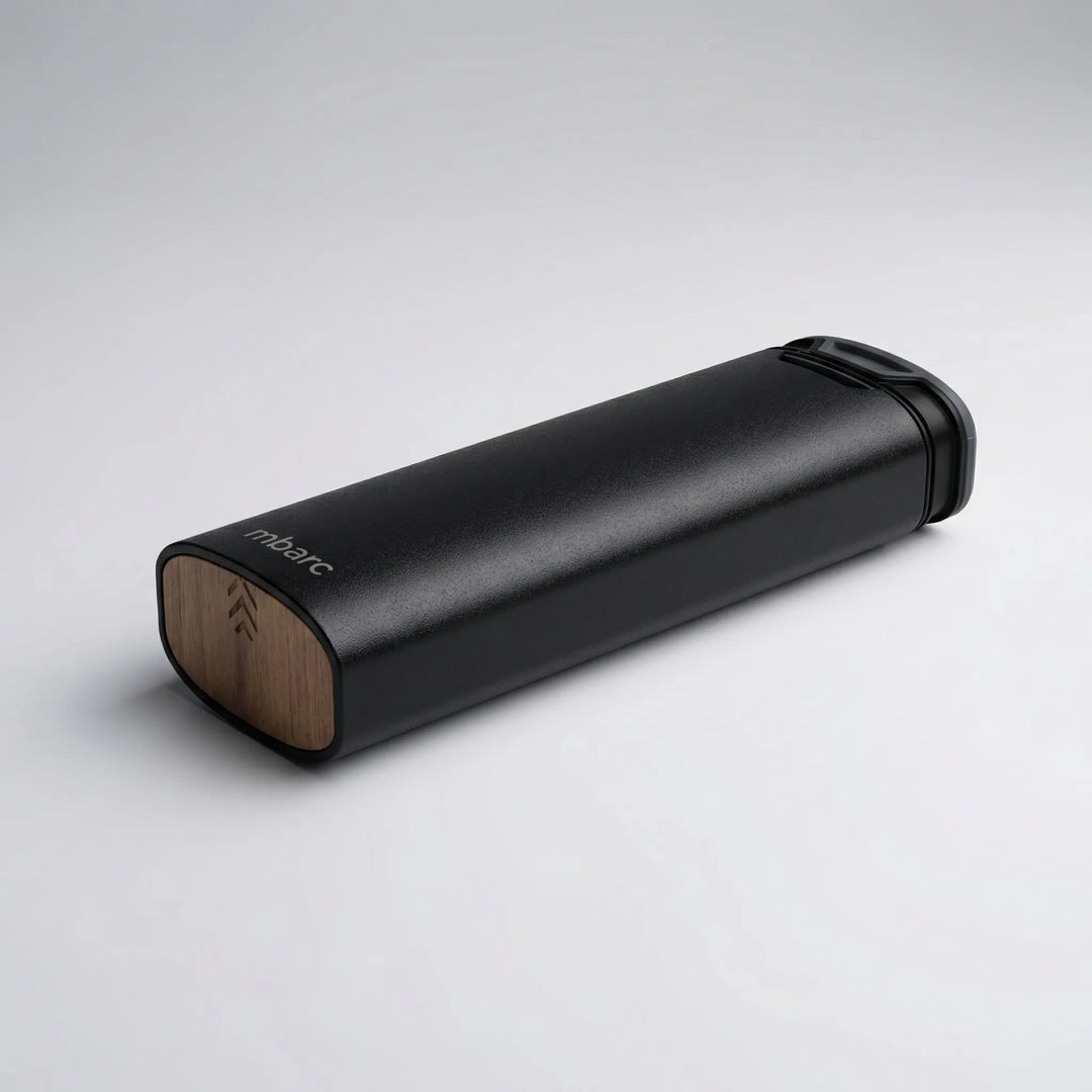 7-Day Pill Box – Stylish Aluminium and Wood Organizer