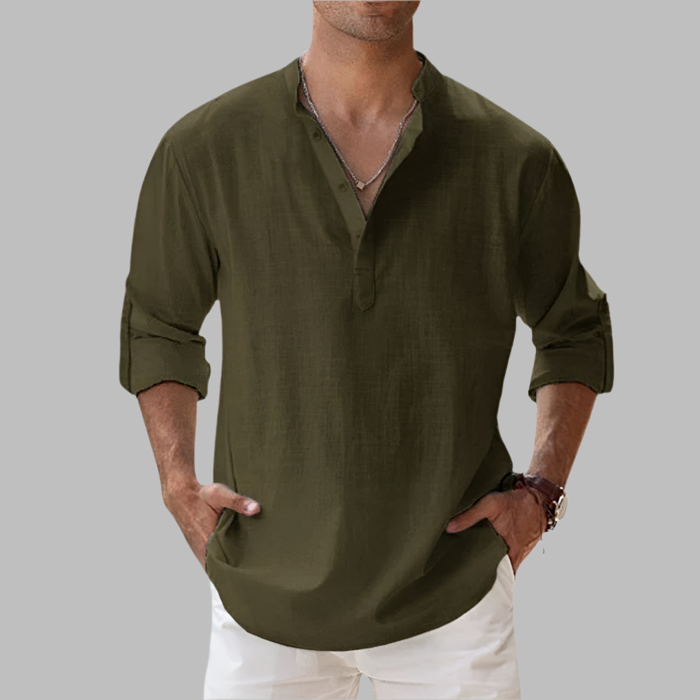 Men’s Relaxed Linen Summer Shirt