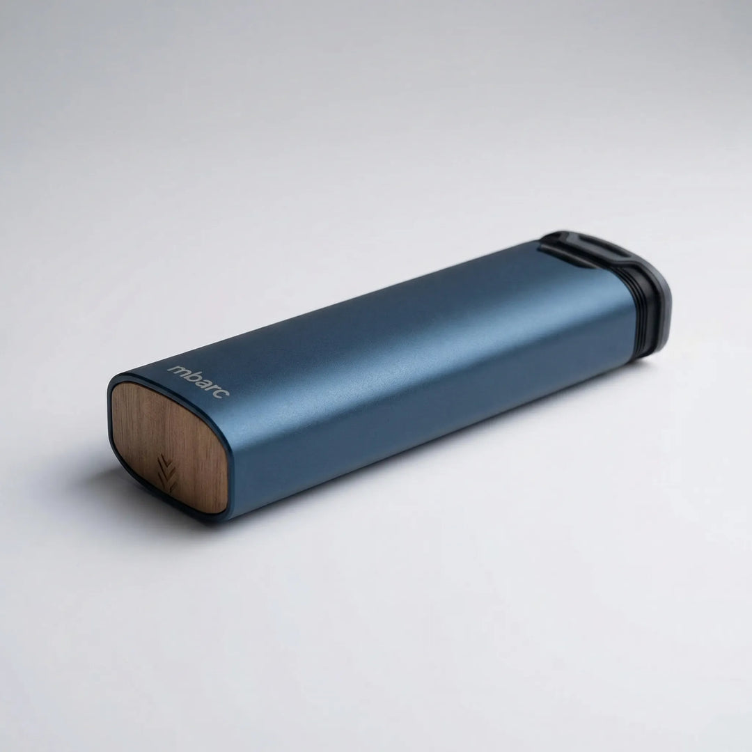 7-Day Pill Box – Stylish Aluminium and Wood Organizer