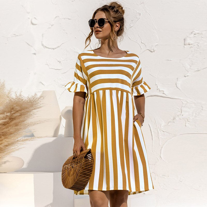 Elegant Maxi Dress with Long Sleeves