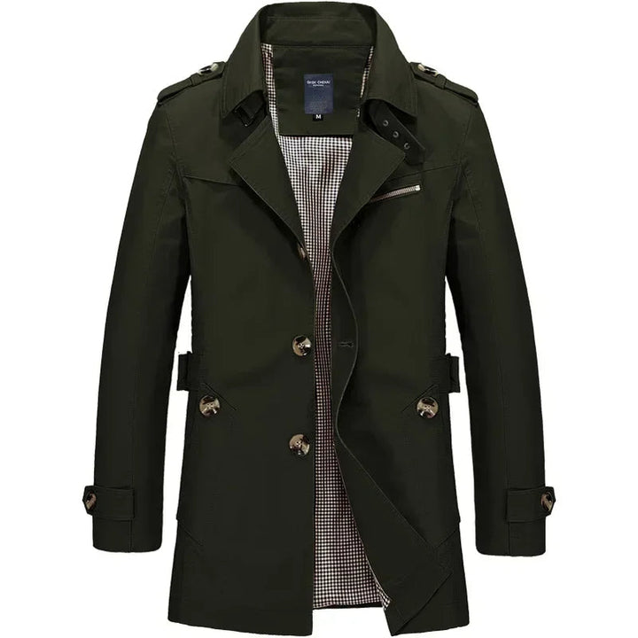 Classic Business Windbreaker for Men