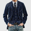Stylish Vintage Blazer and Vest Set