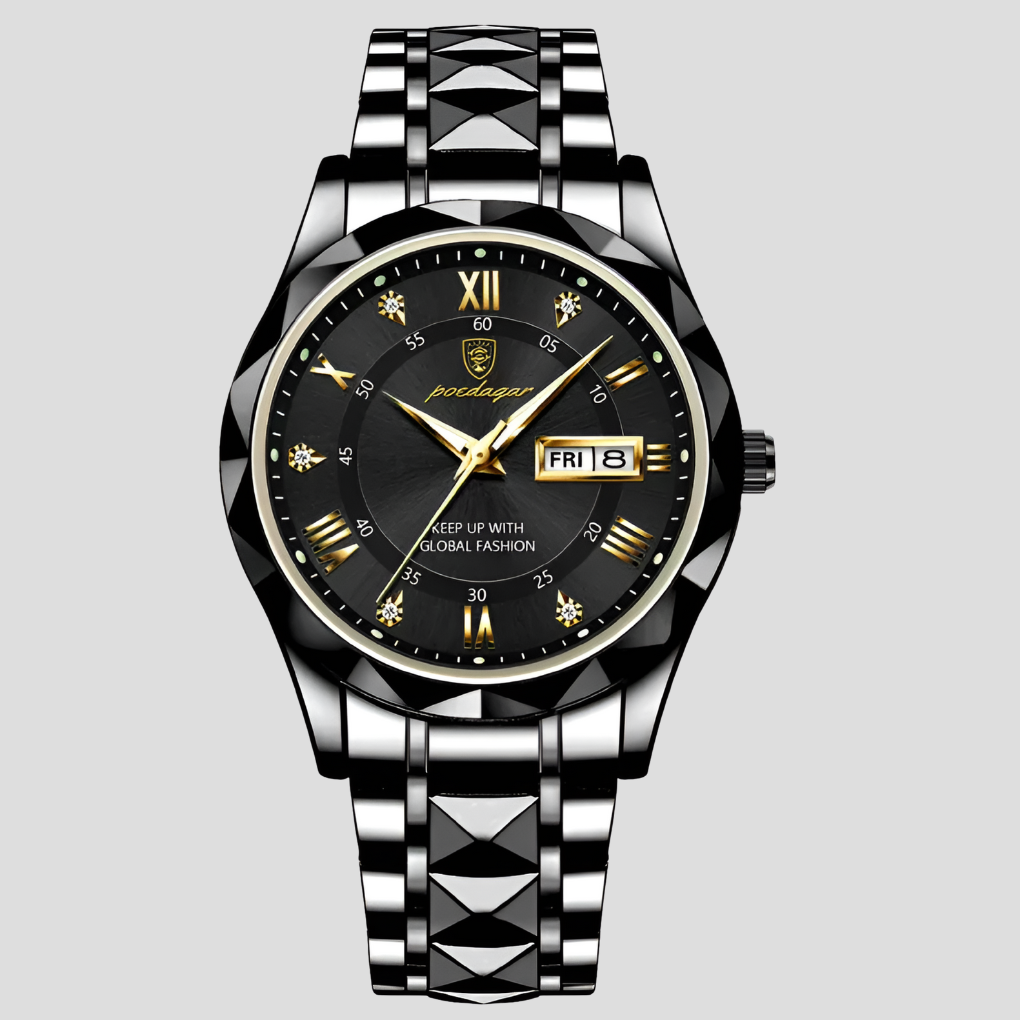 Everyday Business Wear Luxury Men’s Stainless Steel Watch