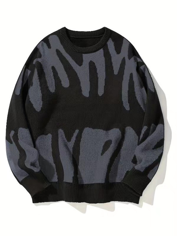 Casual Knit Pullover with Soft Texture and Modern Fit