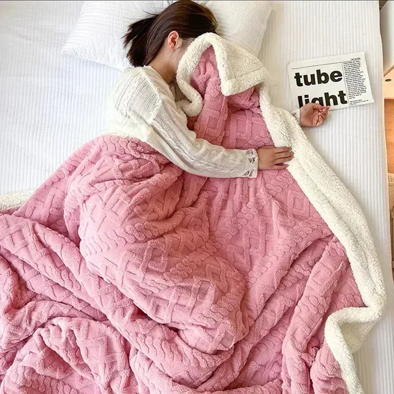 Winter Lambswool Blanket Ultimate Warmth and Comfort for Colder Days
