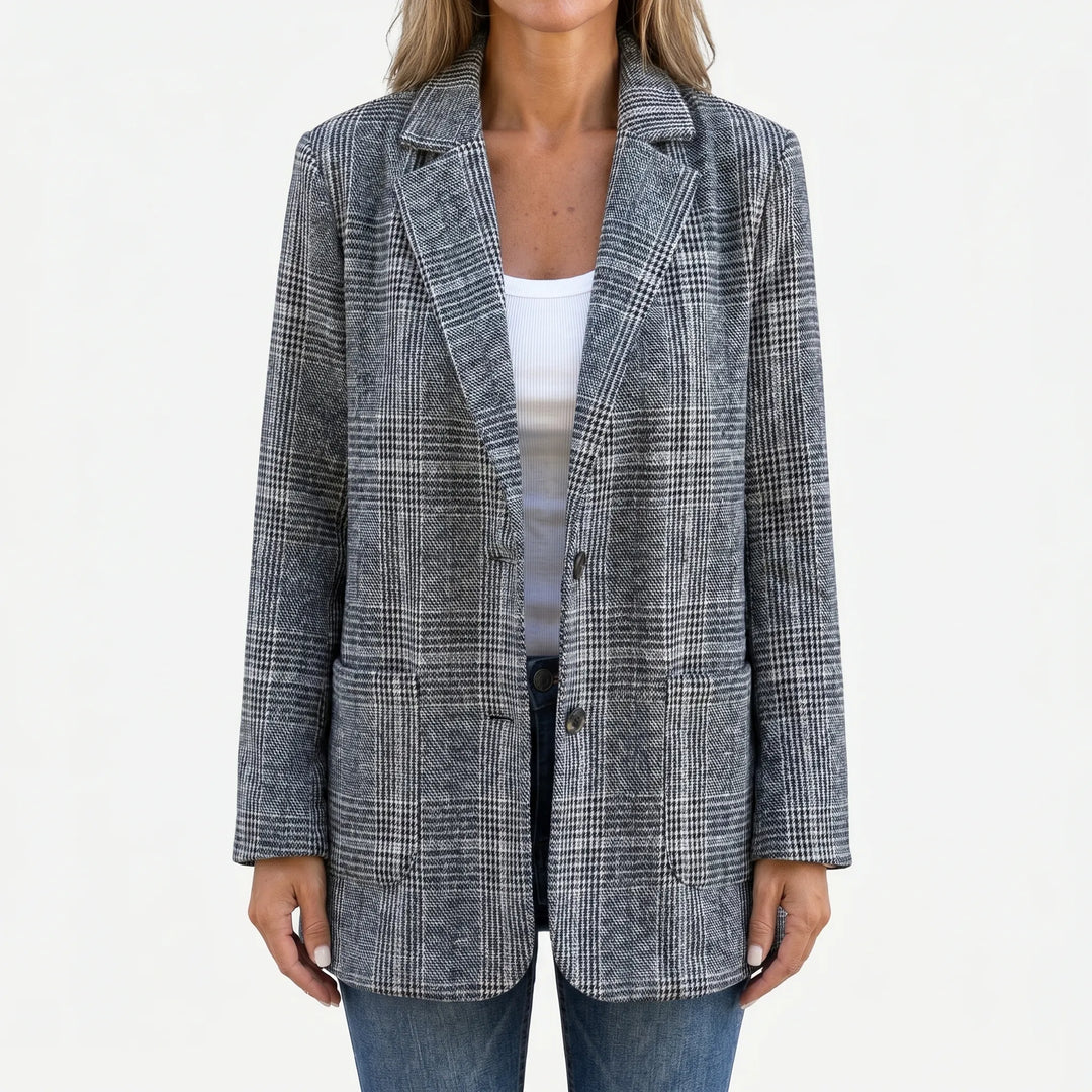 Checklyn - Women's Checked Blazer