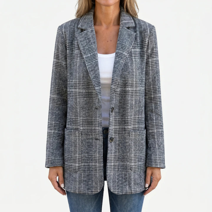 Checklyn - Women's Checked Blazer