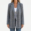 Women's Checked Blazer