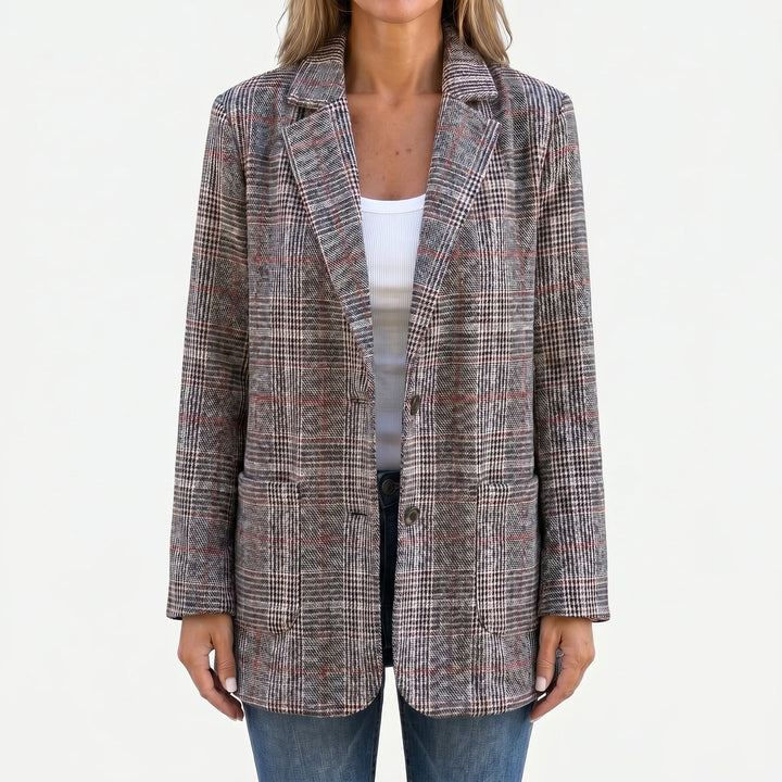 Checklyn - Women's Checked Blazer