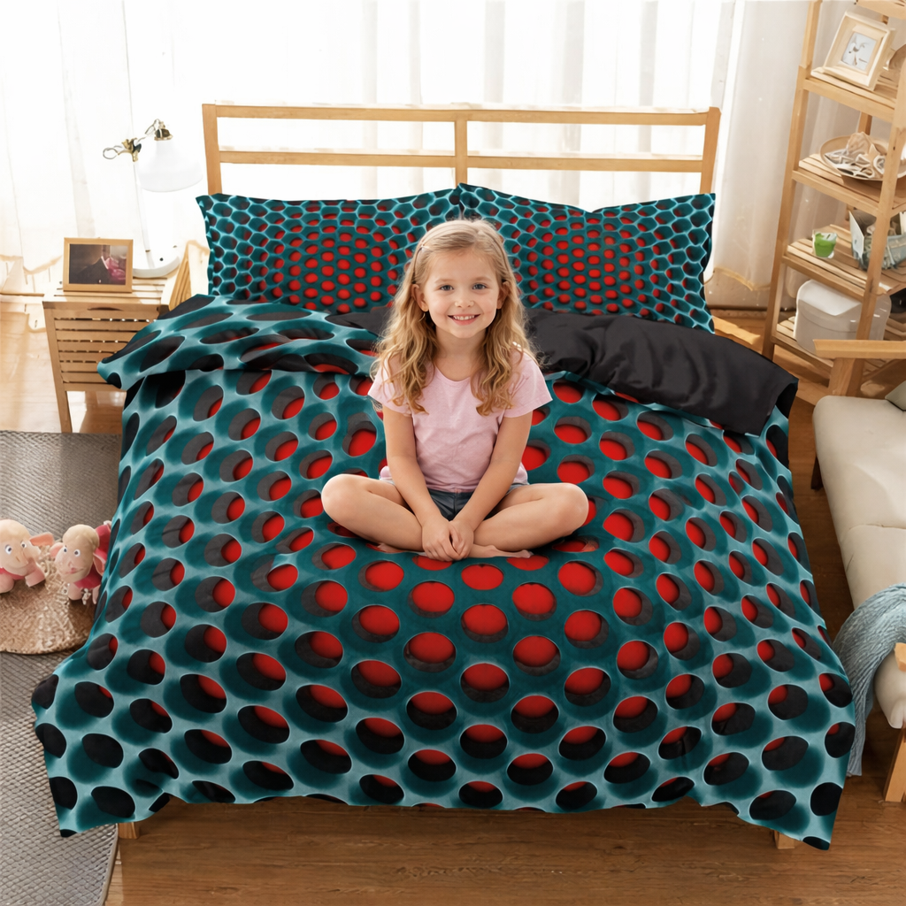 Cosmic Vortex 3-Piece Quilt Cover Set