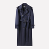 Men’s Over the Knee Belted Trench Coat