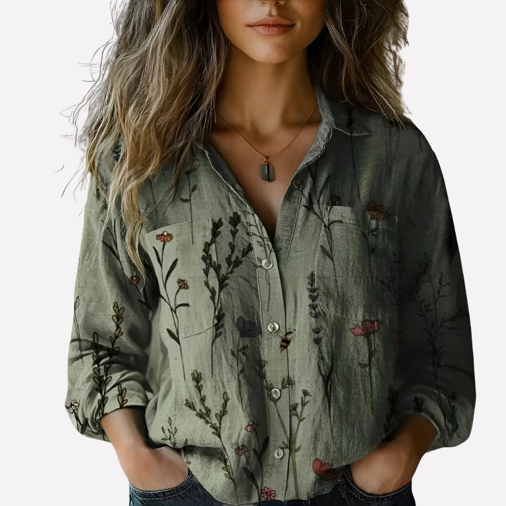 Folk Pattern Blouse