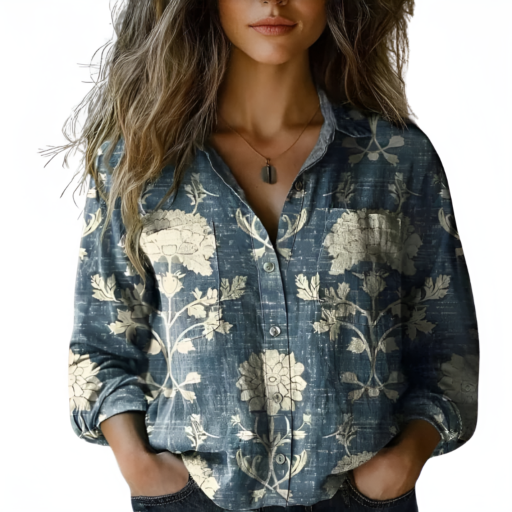 Folk Pattern Blouse