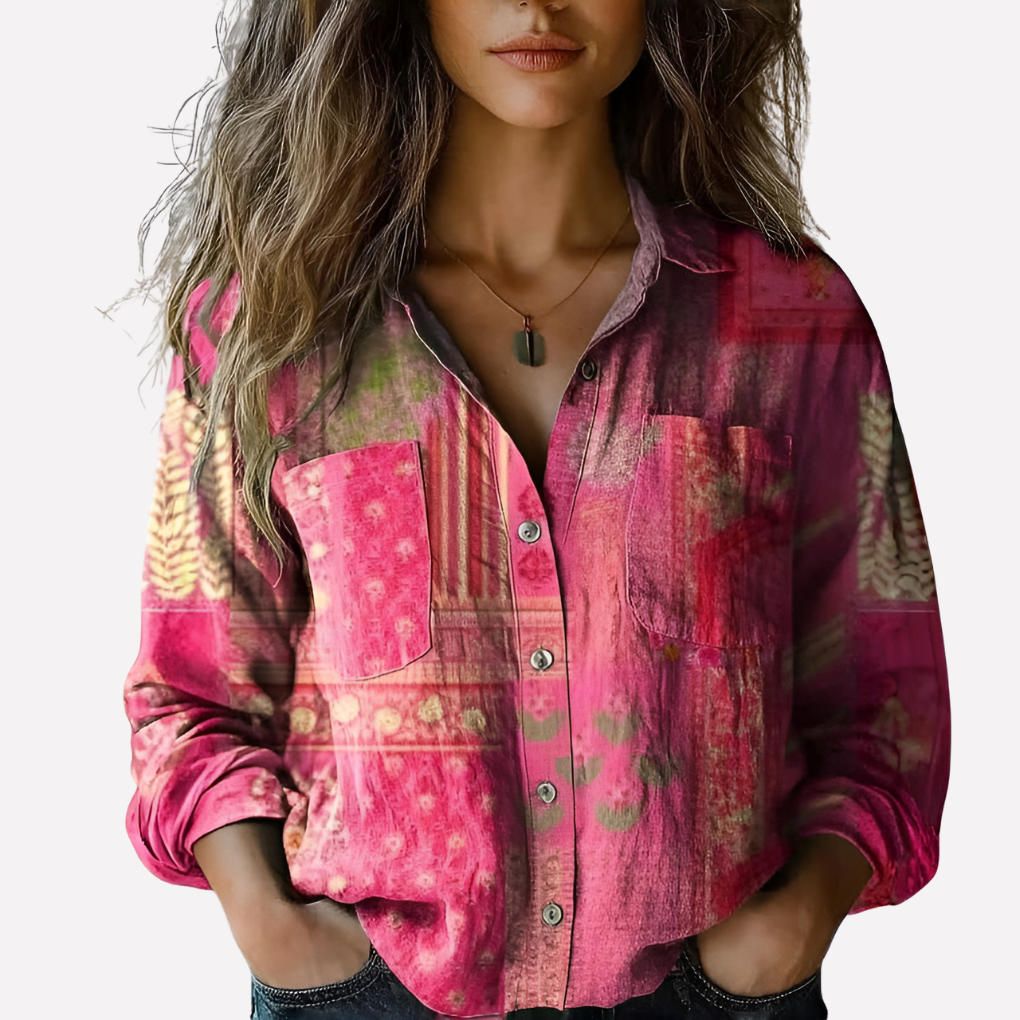 Folk Pattern Blouse