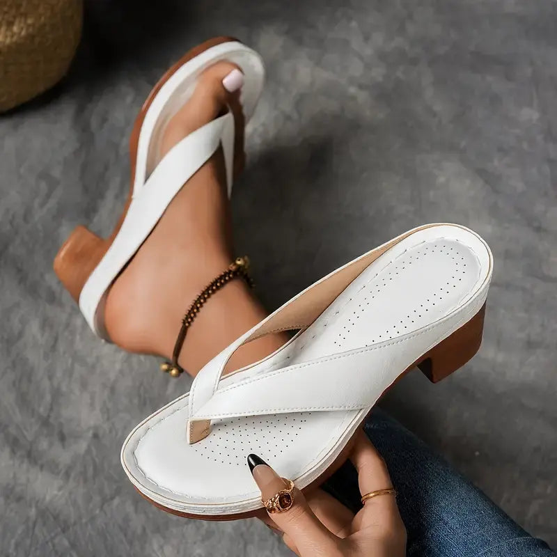 Orthopedic Slip-On Sandal Heels