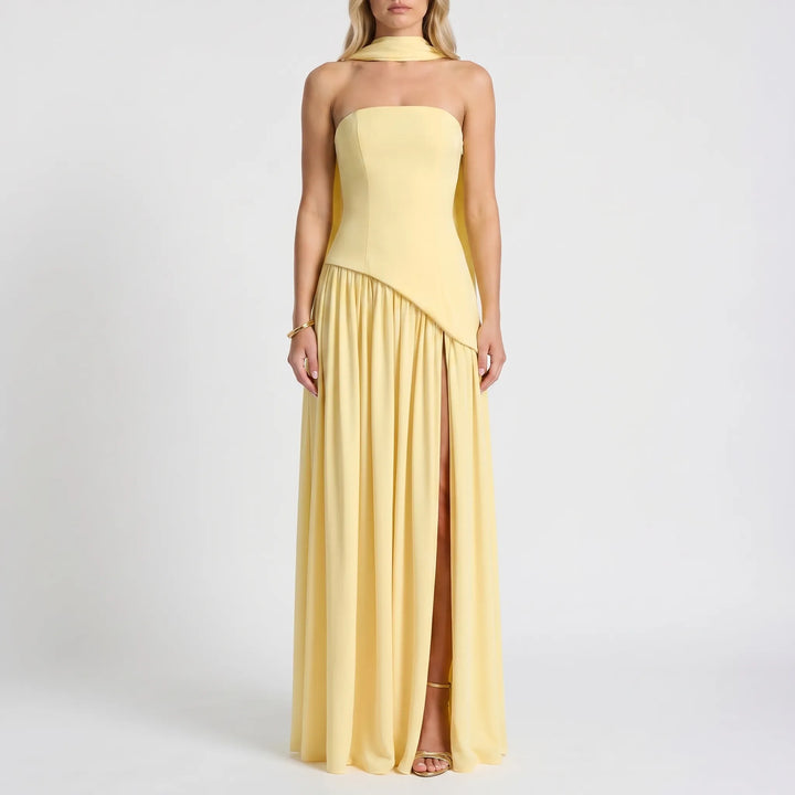DrapelléFloor-Length Draped Maxi Dress