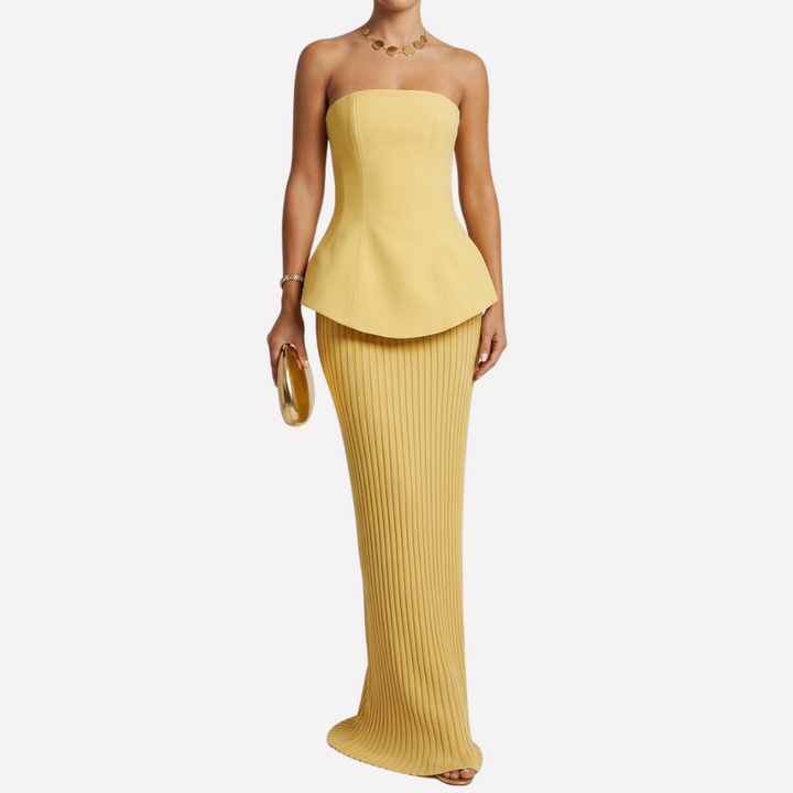 Women's Strapless Maxi Dress