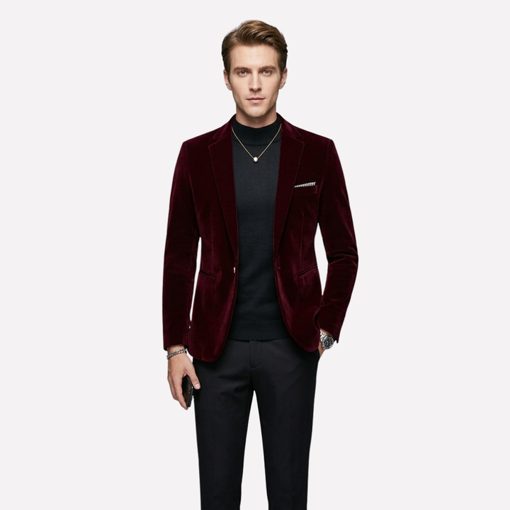 Luxury Velvet Blazer for Men
