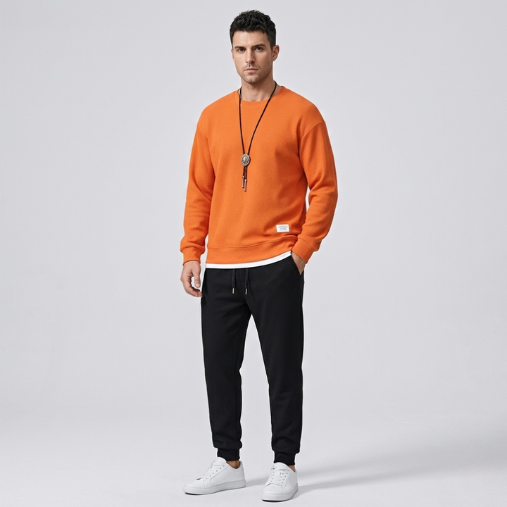 Relaxed Sporty Tracksuit for Men