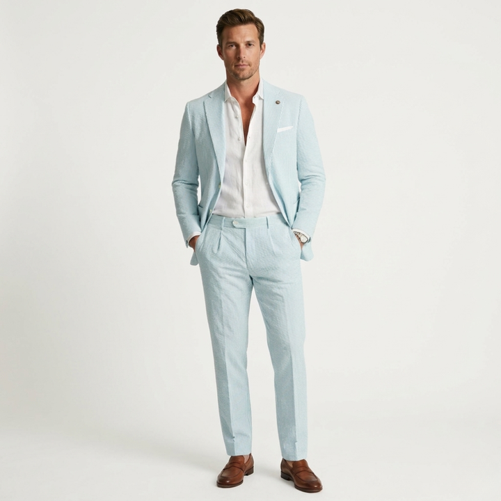Men's Summer Suit Two-Piece