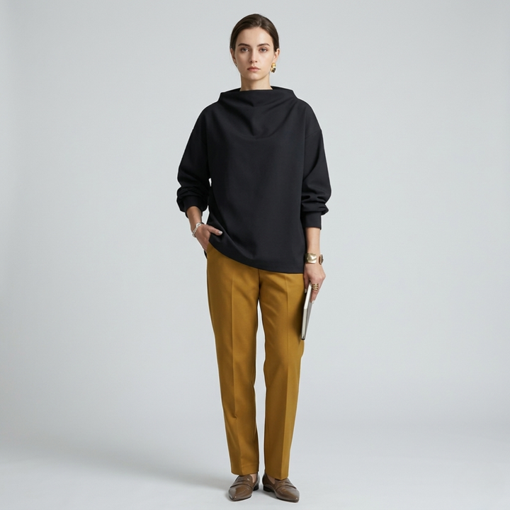 Minimalist Loose-Fit Top Timeless Simplicity with Everyday Comfort