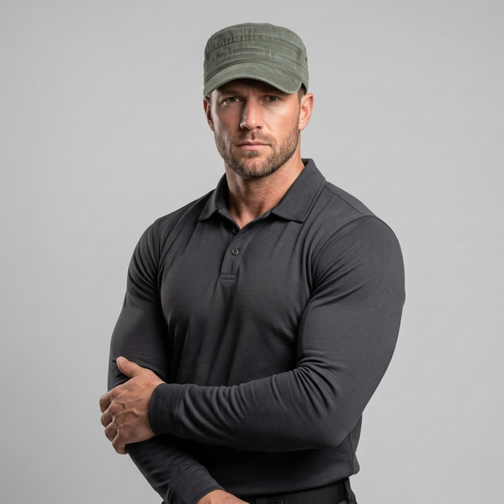 Men’s Retro Army Beanie – Classic Military Style with Contemporary Touches