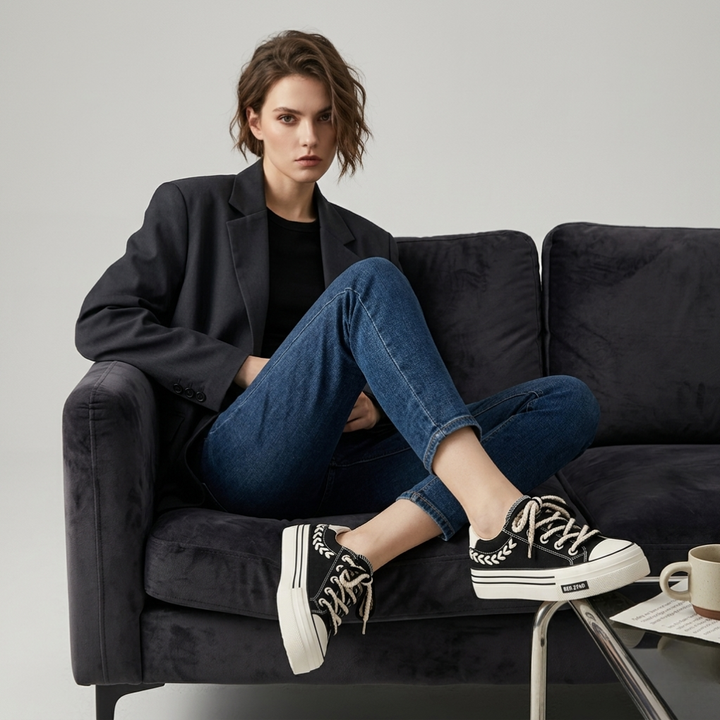 Platform Canvas Sneakers