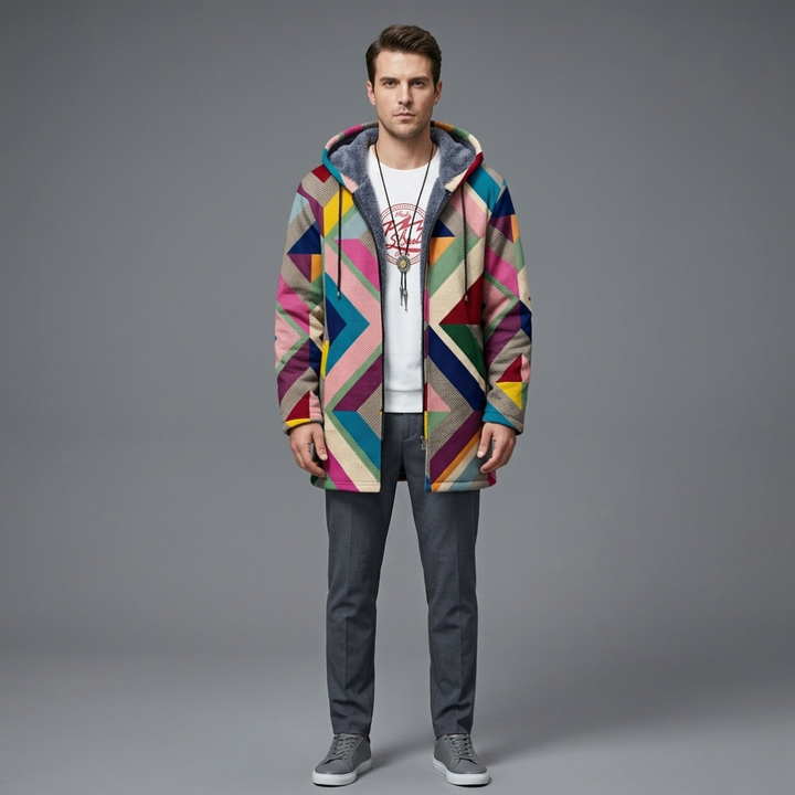 Milan – Retro Colorblock Vest for Men