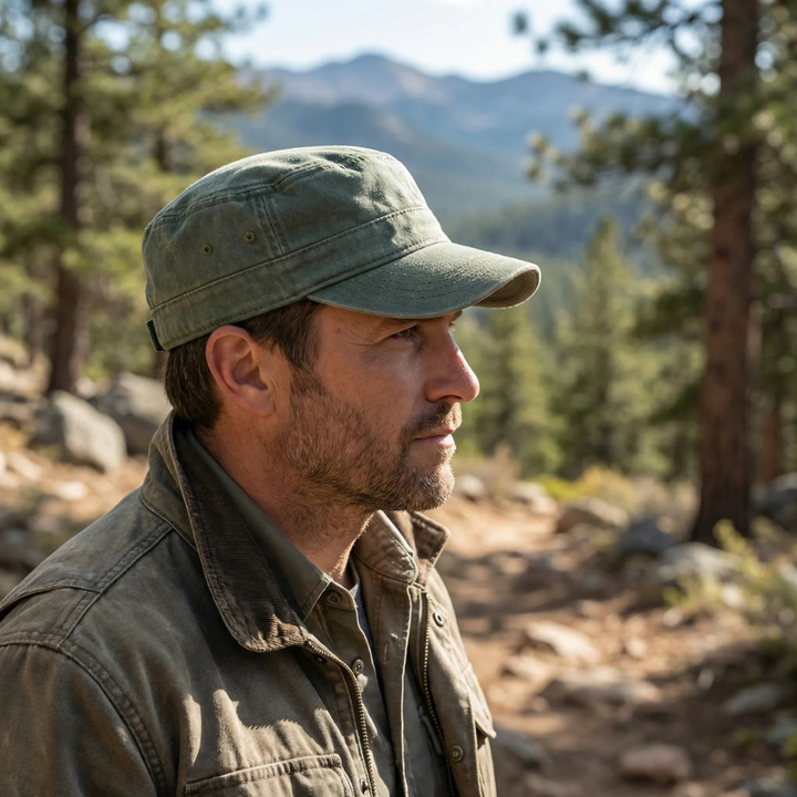 Men's Retro Army Hat
