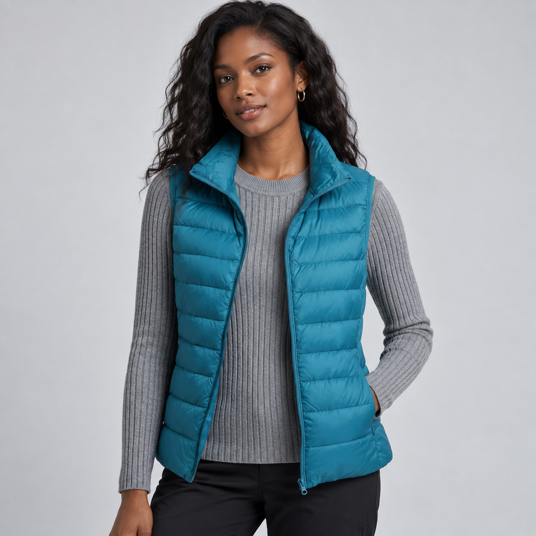 Women's Ultra Light Down Vest Warm & Lightweight