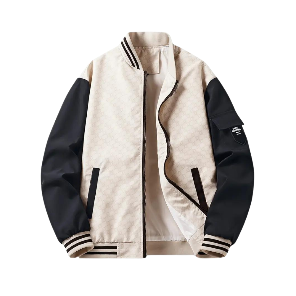 Casual Slim-Fit Baseball Jacket for Men