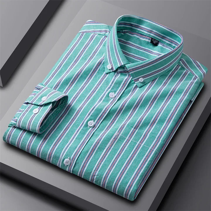 Classic Oxford Button-Up Shirt