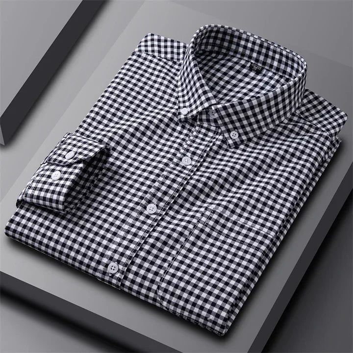Classic Oxford Button-Up Shirt