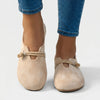 Supportive Slip-On Flat With Rope Detail