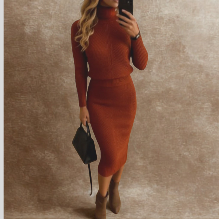 Women’s Knit Pullover Dress – Cozy Style with Everyday Warmth