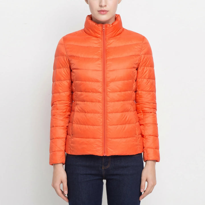 VelauraQuilted Fitted Puffer Jacket For Women