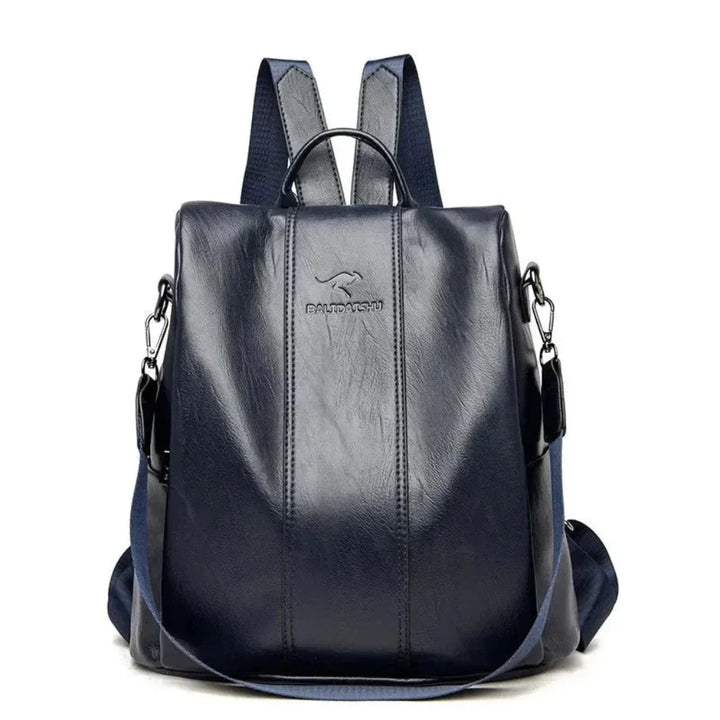 Women’s Anti-Theft Leather Backpack