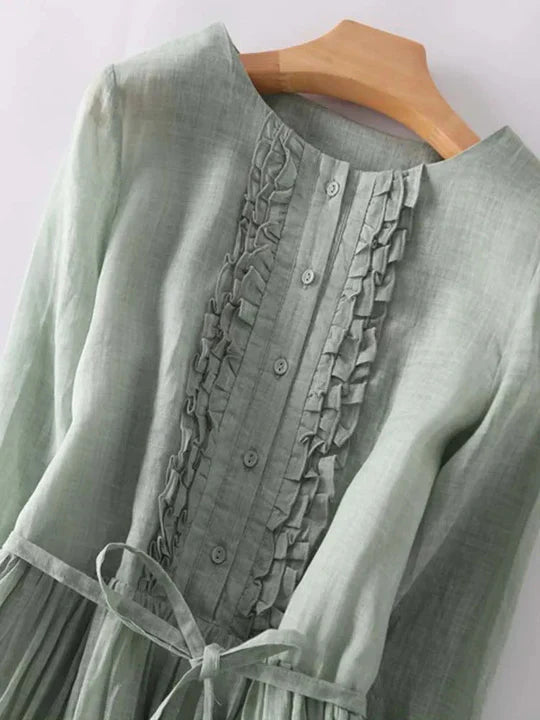 Stylish Linen Dress Airy and Comfortable