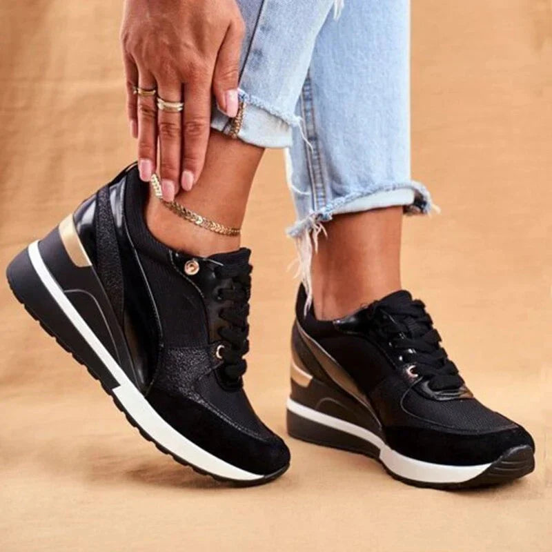 Lightweight Knit Sneakers with Arch Support and Memory Foam