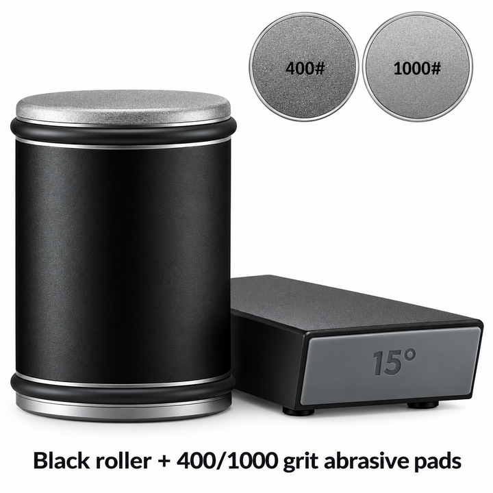 Rolling Knife Sharpener Magnetic Stone Set