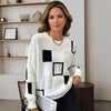 Chic Squares Sweater