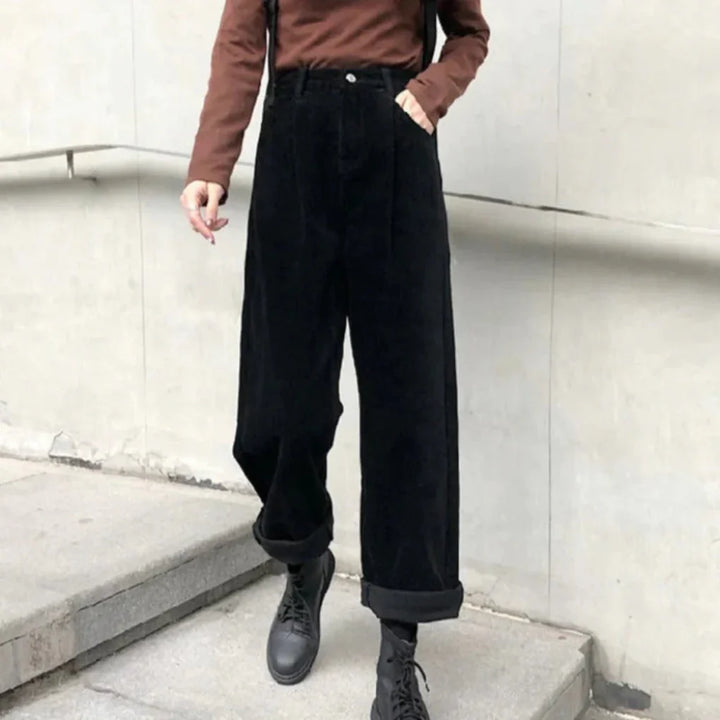 Women’s Corduroy Trousers  – Rich Texture with Casual Edge