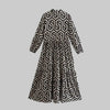 Women’s Long-Sleeve Geometric Dress